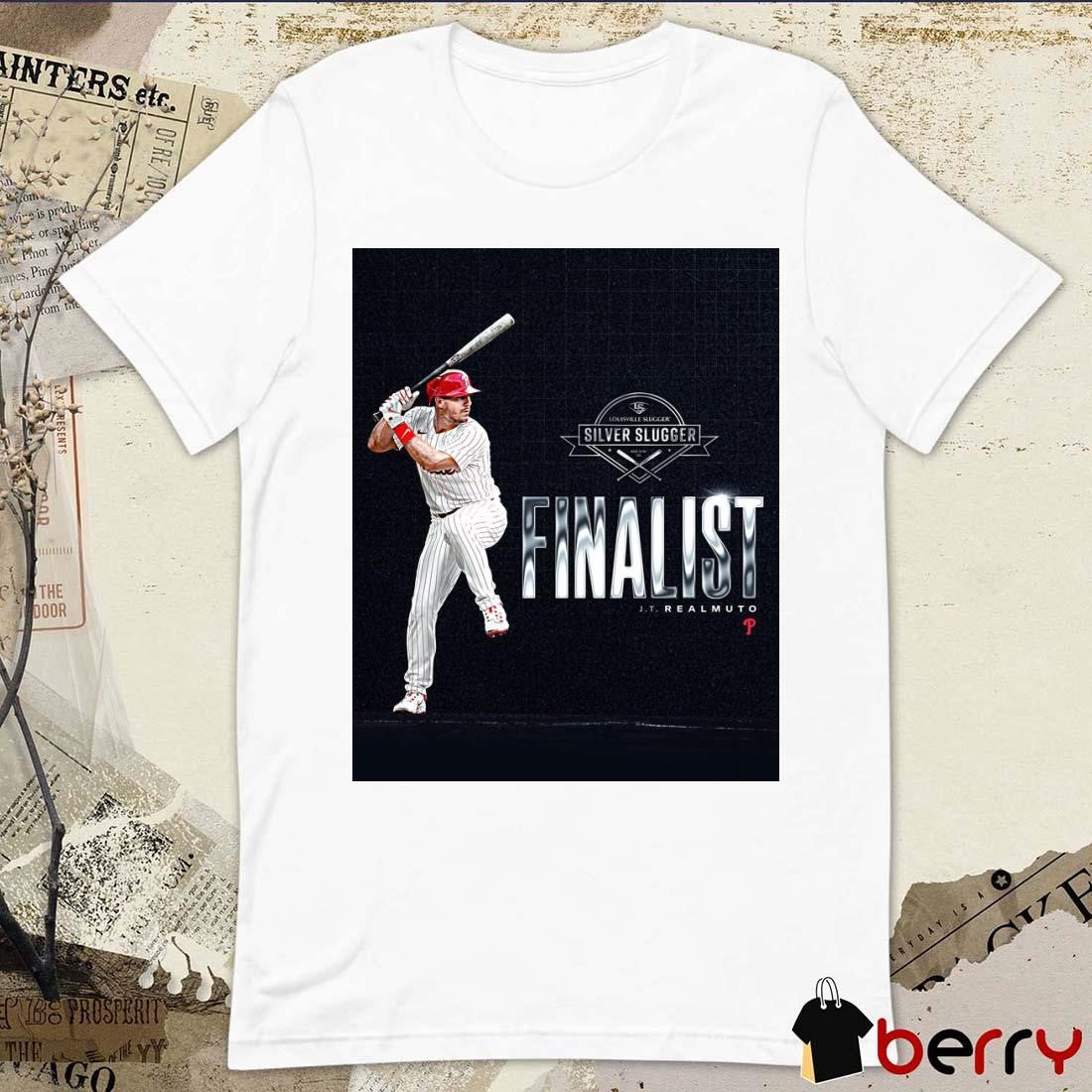 J.T. Realmuto Philadelphia Phillies MLB Silver Slugger finalist Louisville Slugger Poster t-shirt