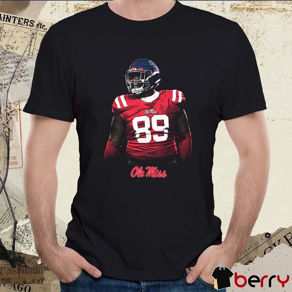 JJ Pegues #89 Ole Miss Rebels Graphic t-shirt