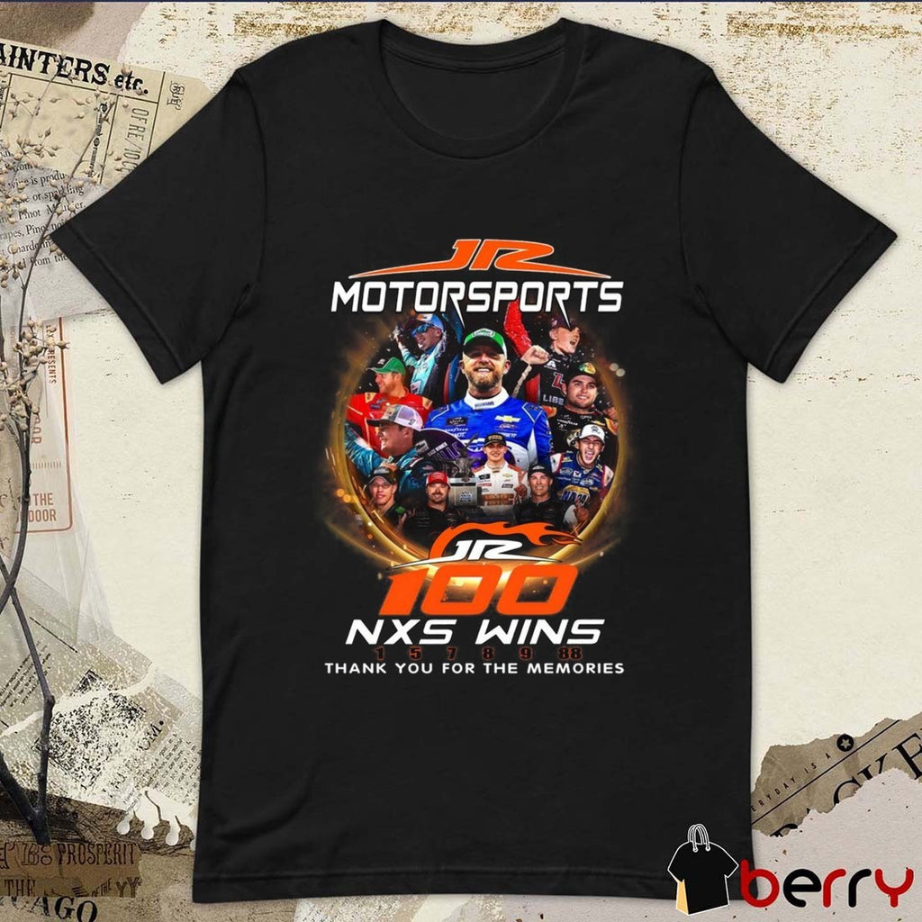 JR Motorsports 100 Nxs Wins 1 5 7 8 9 88 Thank You For The Memories Graphic t-shirt