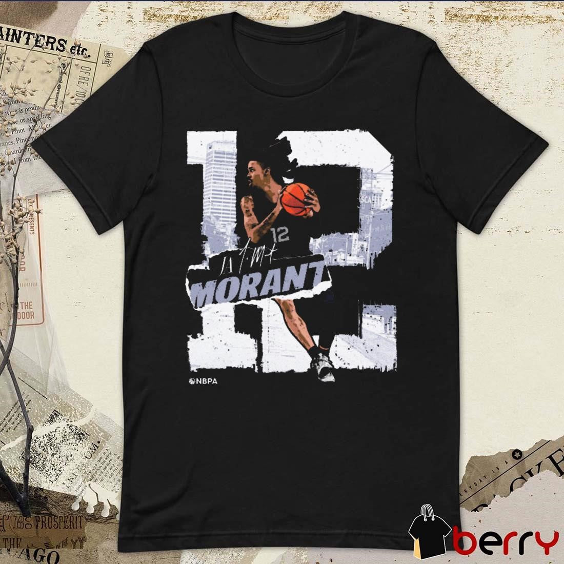 Ja Morant Memphis Grizzlies Rough Signature t-shirt