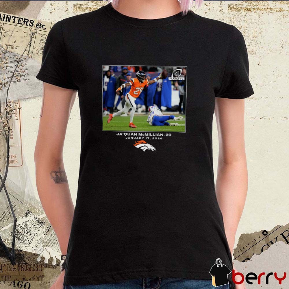Ja’Quan McMillian Denver Broncos NFL Flash Features January 17 2026 t-shirt