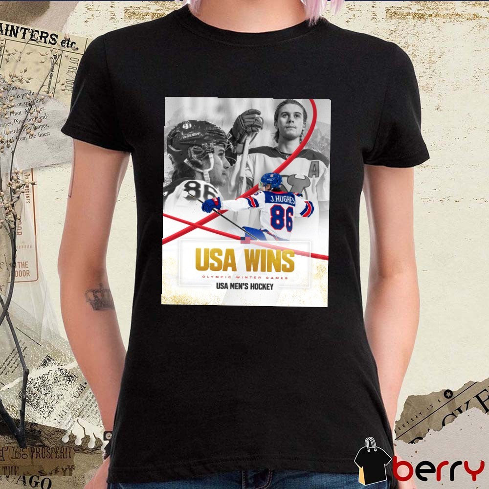 Jack Hughes Our Golden Boy Our Golden Star USA Wins 2026 Olympic Winter Games Usa Men’s Hockey t-shirt