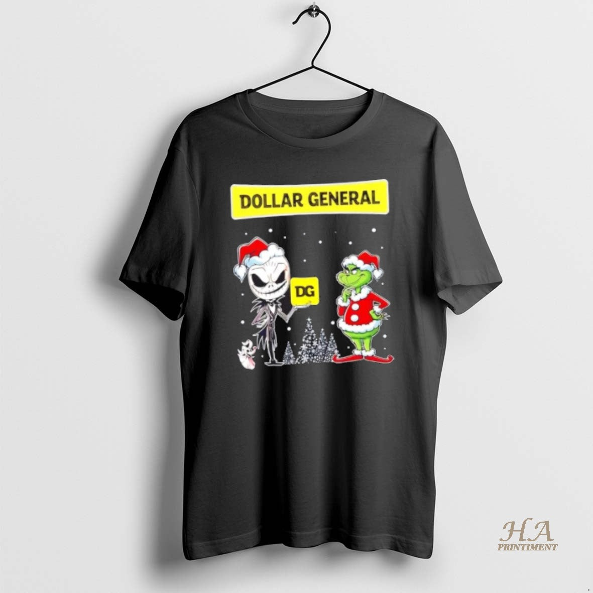 Official Jack Skellington And Grinch X Dollar General Is This Jolly Enough Christmas T-Shirts, Hoodie, Sweatshirt