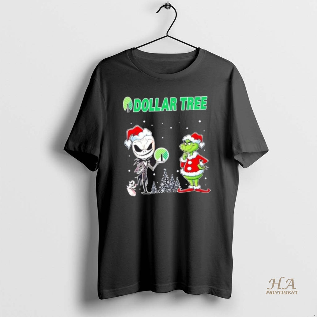 Official Jack Skellington And Grinch X Dollar Tree Is This Jolly Enough Christmas T-Shirts, Hoodie, Sweatshirt
