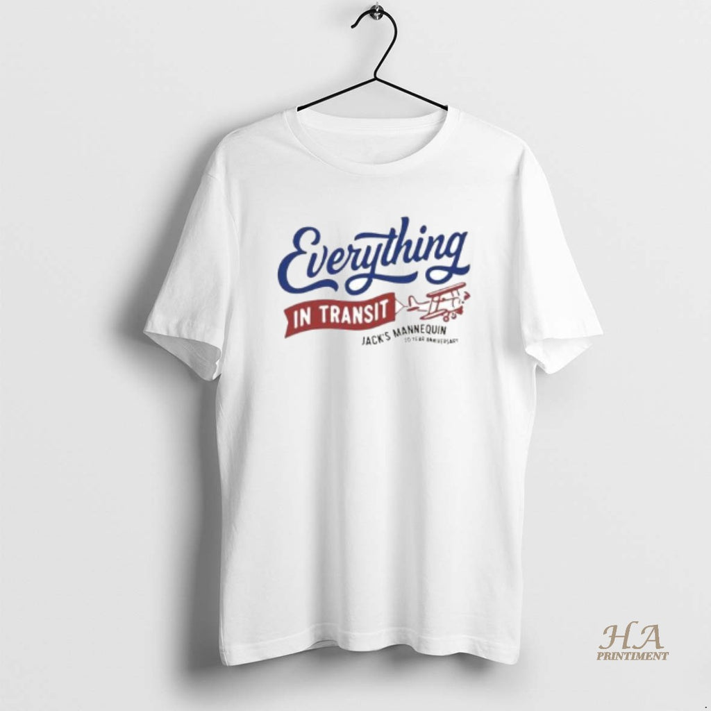 Official Jacks Mannequin Everything In Transit 20 Year Anniversary Circle White T-Shirts, Hoodie, Sweatshirt
