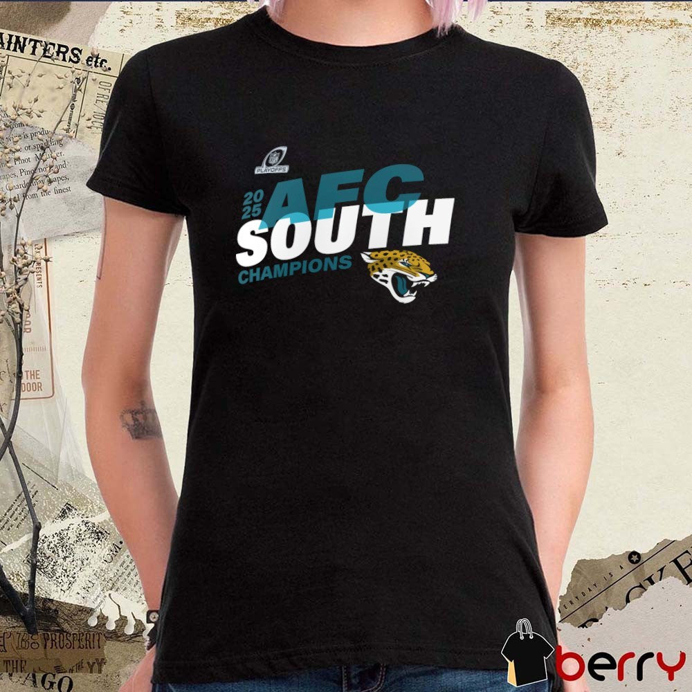 Jacksonville Jaguars 2025 NFL Playoffs AFC South Division Champions Conquer t-shirt