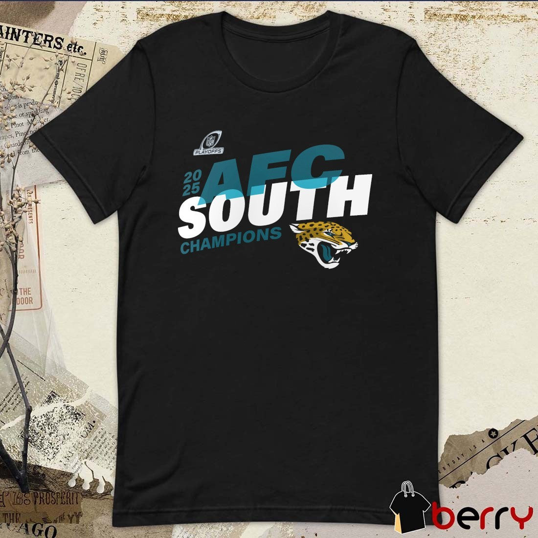 Jacksonville Jaguars 2025 NFL Playoffs AFC South Division Champions Conquer t-shirt