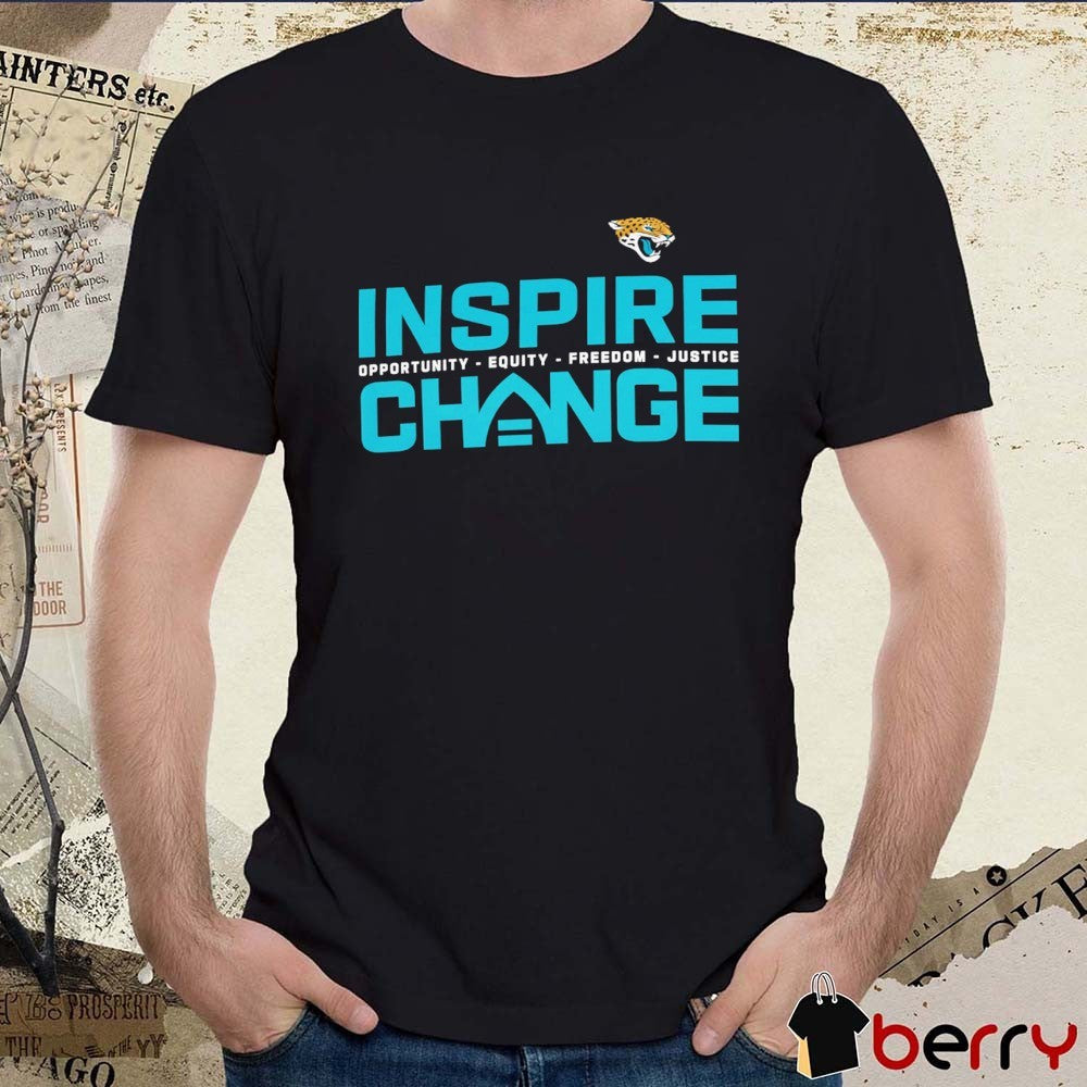 Jacksonville Jaguars Inspire Change Opportunity Equity Freedom Justice t-shirt