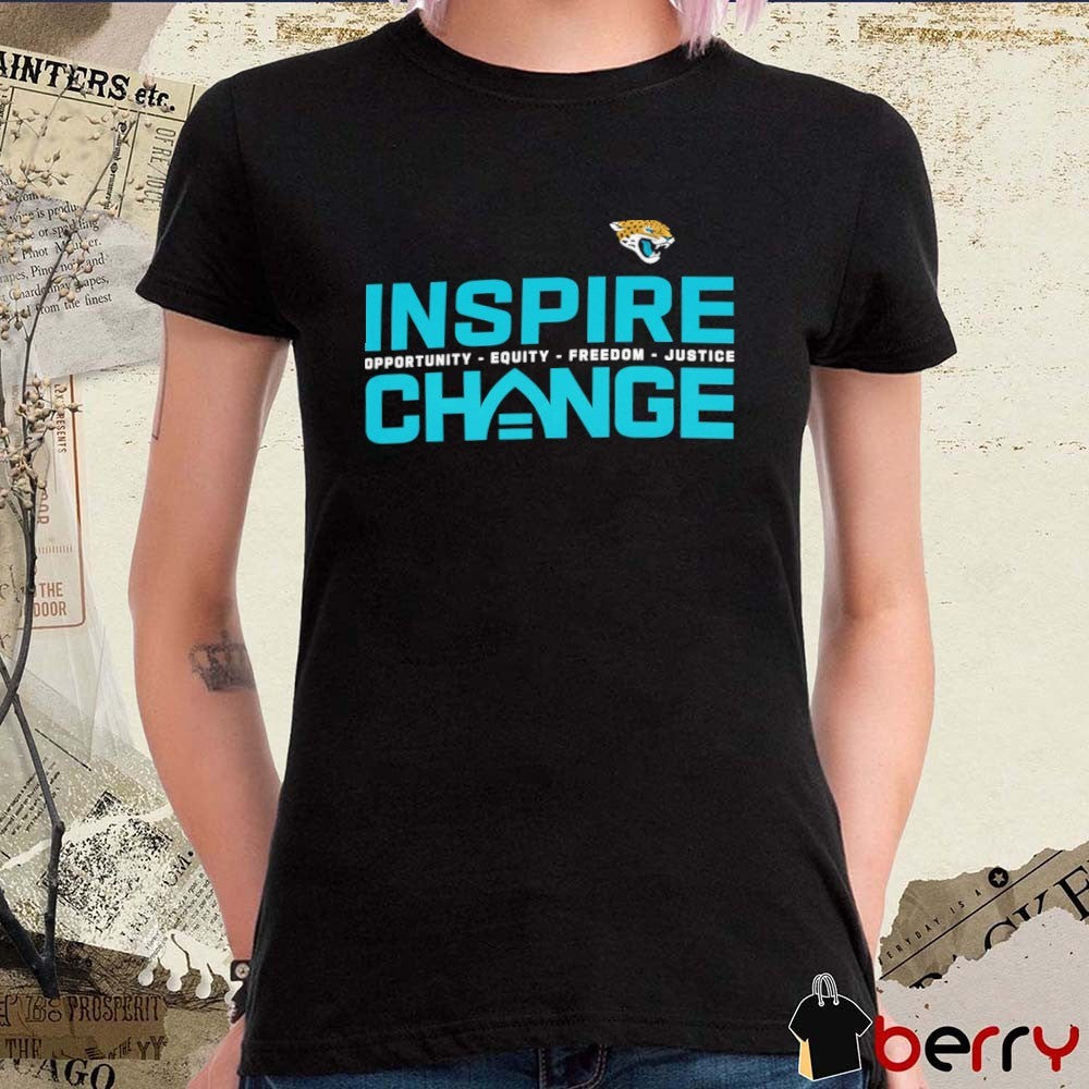 Jacksonville Jaguars Inspire Change Opportunity Equity Freedom Justice t-shirt