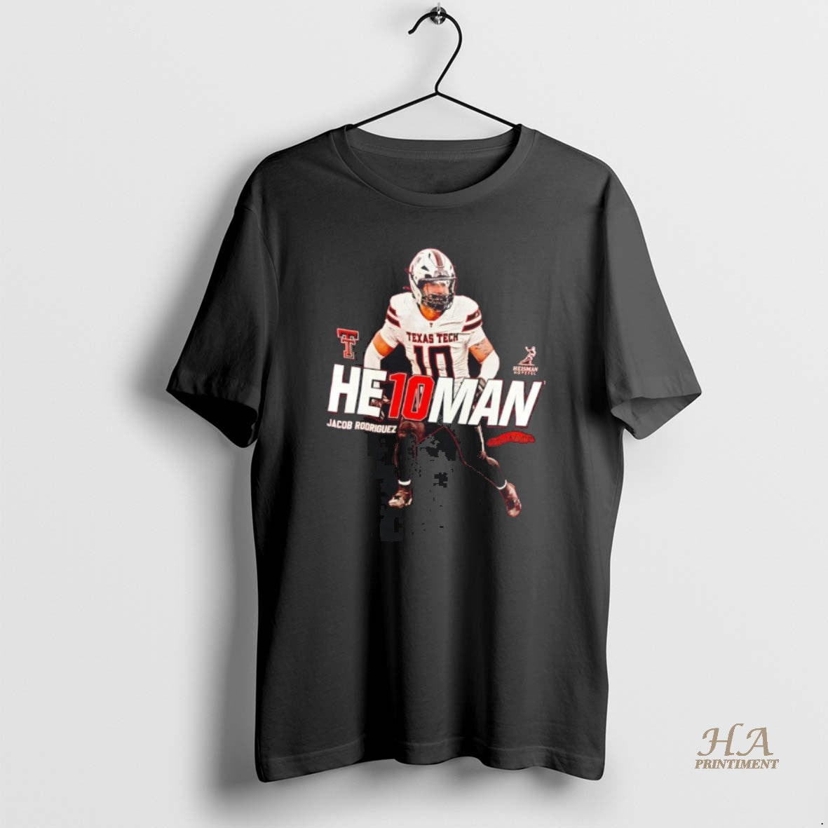 Official Jacob Rodriguez He10man Heisman Texas Tech Red Raider T-Shirts, Hoodie, Sweatshirt | InkNestWear.com