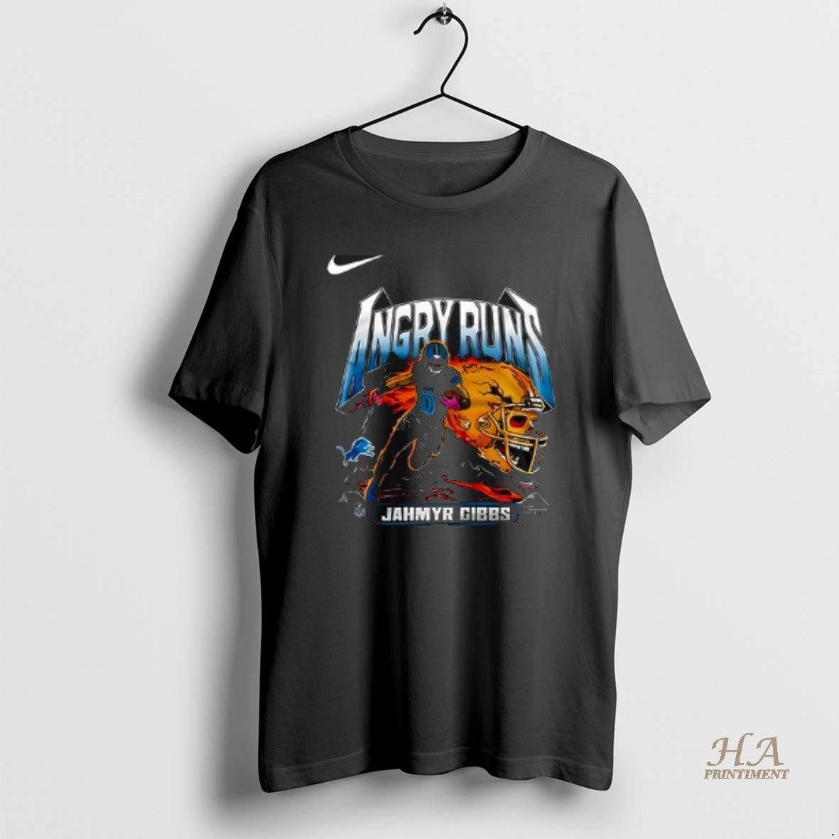 Official Jahmyr Gibbs Detroit Lions Angry Runs T-Shirts, Hoodie, Sweatshirt | InkNestWear.com