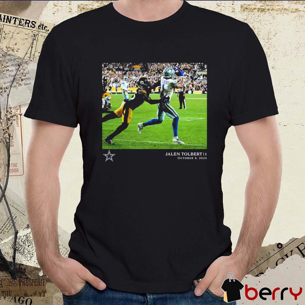 Jalen Tolbert Dallas Cowboys NFL Flash Features Week 5 Oct 6 2024 t-shirt