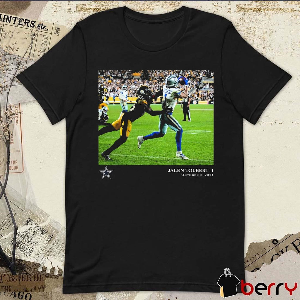 Jalen Tolbert Dallas Cowboys NFL Flash Features Week 5 Oct 6 2024 t-shirt