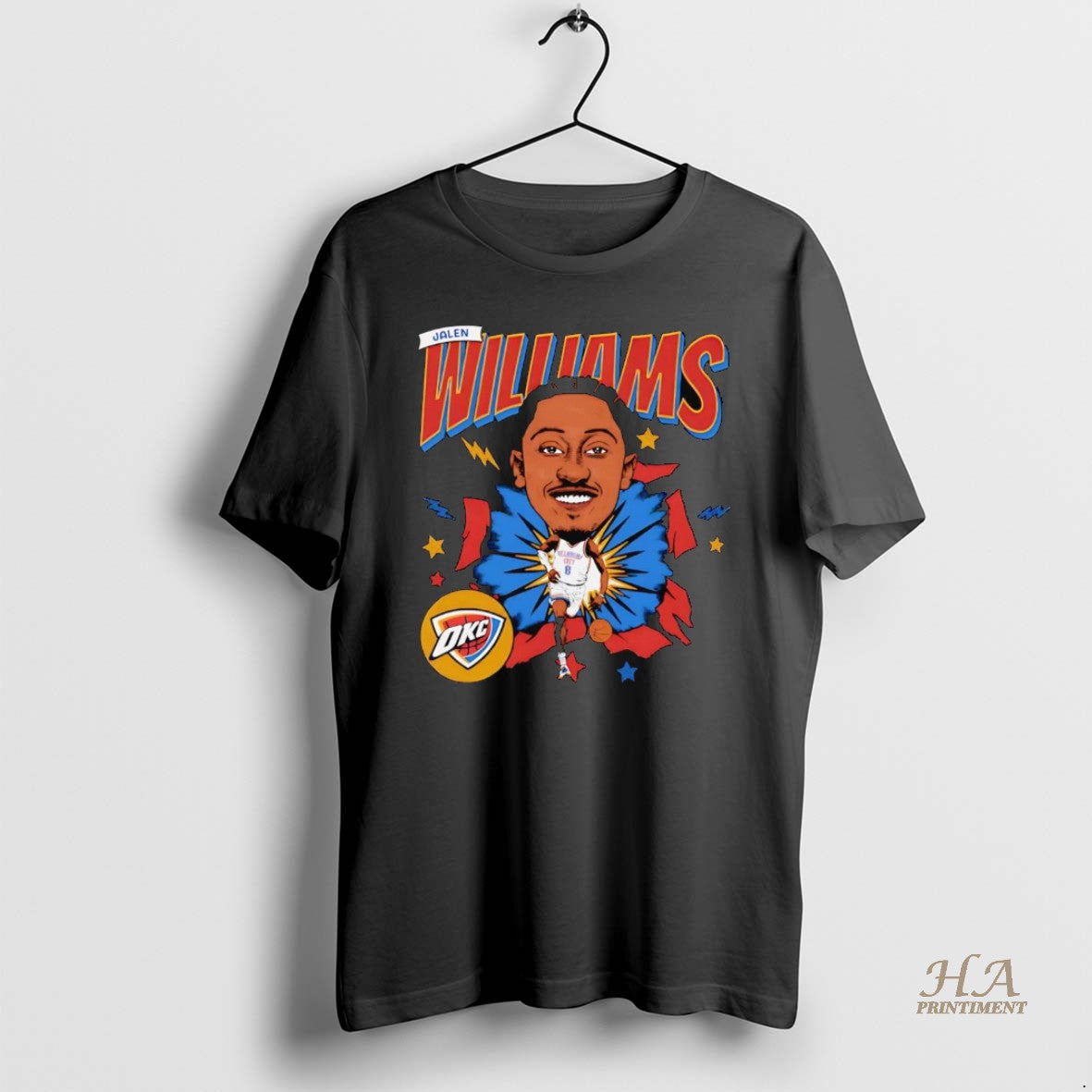 Official Jalen Williams Caricature Oklahoma City Thunder T-Shirts, Hoodie, Sweatshirt | InkNestWear.com