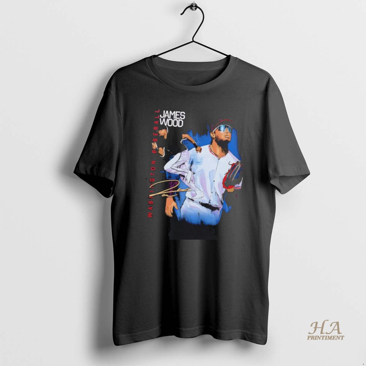 Official James Wood Signature Washington Nationals T-Shirts, Hoodie, Sweatshirt | InkNestWear.com