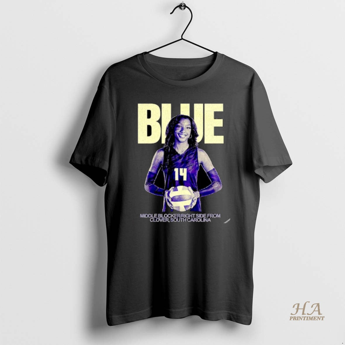 Official Janelle Blue Middle Blocker Right Side From Clover Vintage Christmas T-Shirts, Hoodie, Sweatshirt | InkNestWear.com
