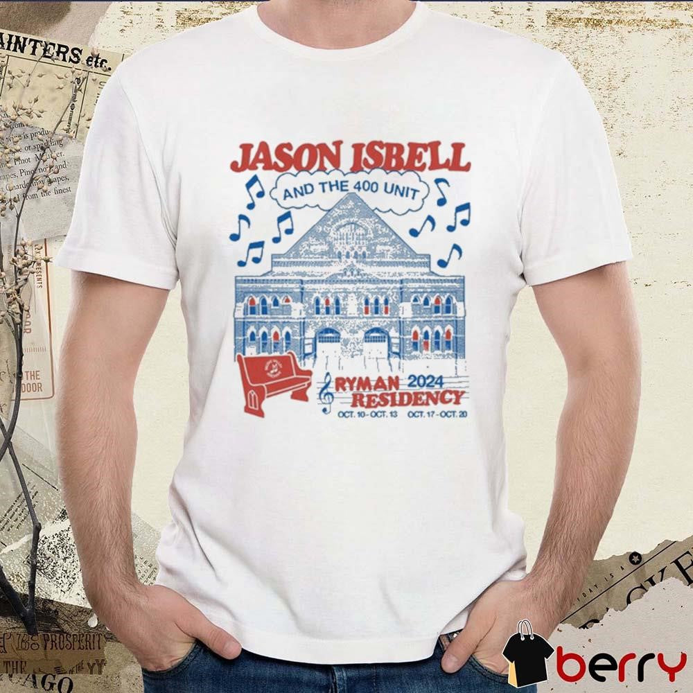Jason Isbell At Ryman Auditorium On Oct 10, 2024 t-shirt