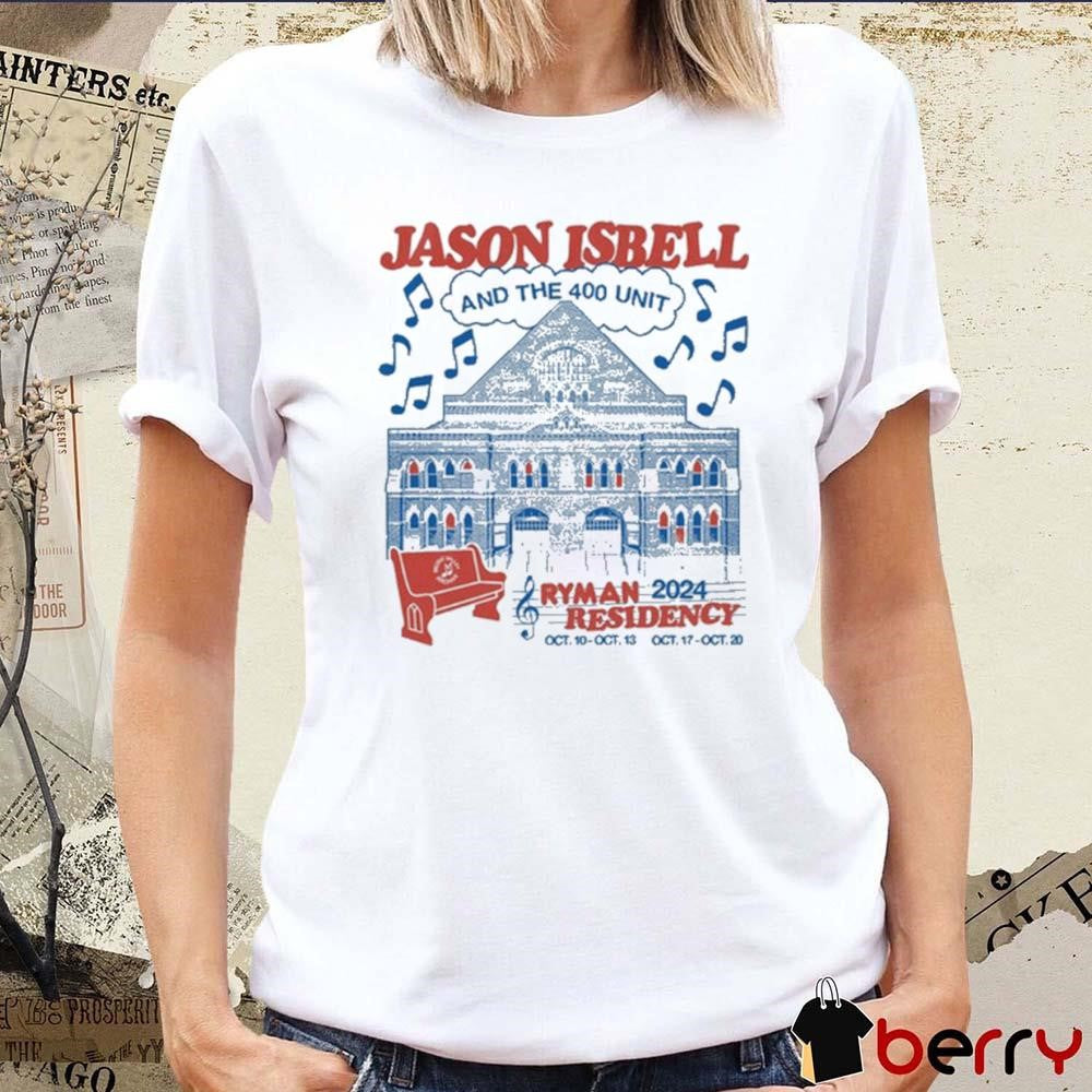 Jason Isbell At Ryman Auditorium On Oct 10, 2024 t-shirt