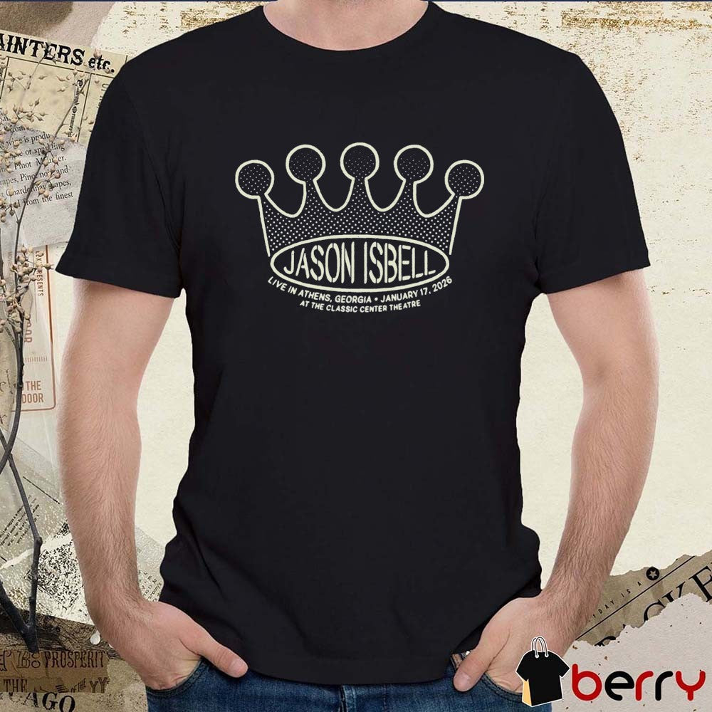 Jason Isbell The Classic Center Theatre In Athens GA January 17 2026 t-shirt