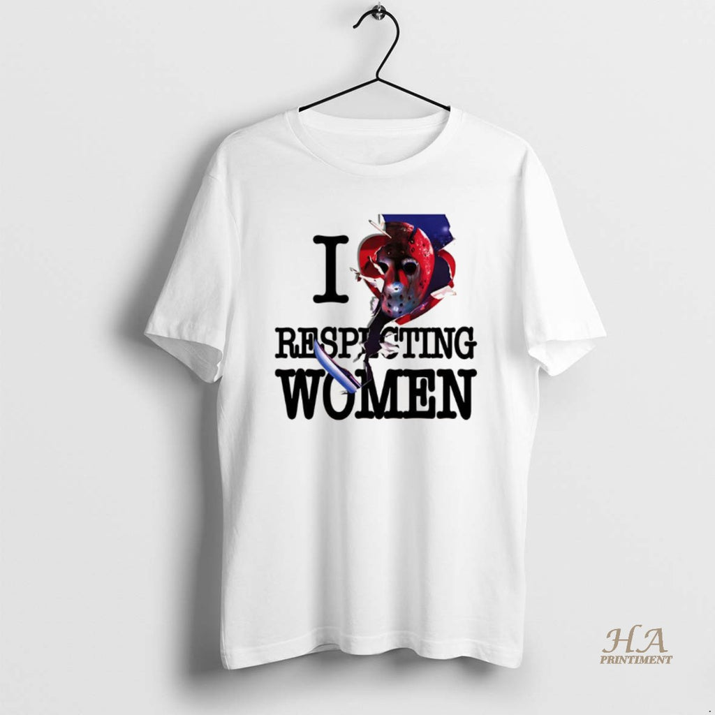Official Jason Voorhees I Love Respecting Women Inside Me T-Shirts, Hoodie, Sweatshirt | InkNestWear.com