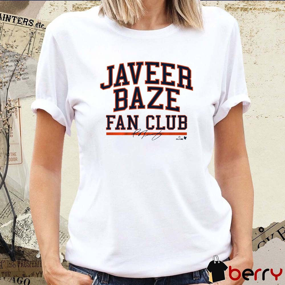 Javier Báez Javeer Baze Fan Club Detroit Tigers MLB Signature t-shirt