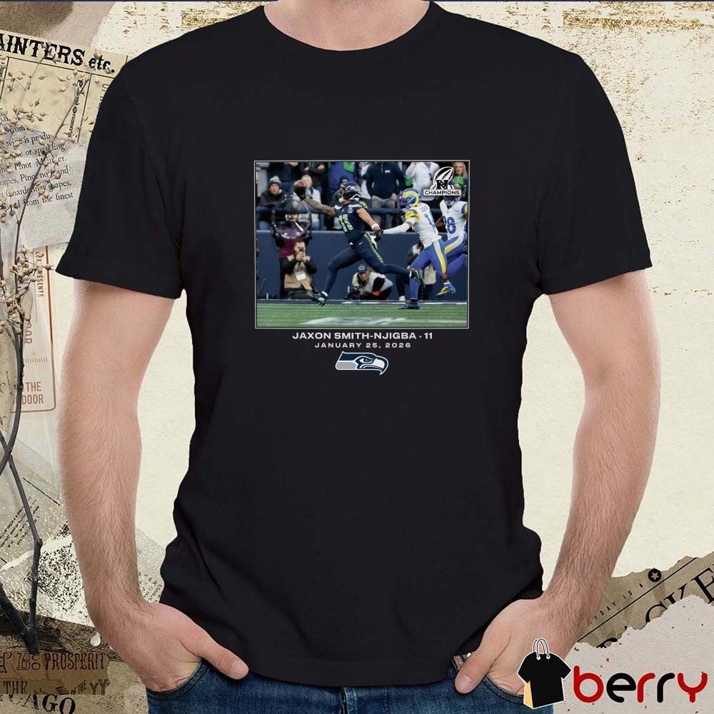 Jaxon Smith-Njigba Seattle Seahawks NFL Flash Features Week 21 January 25 2026 t-shirt
