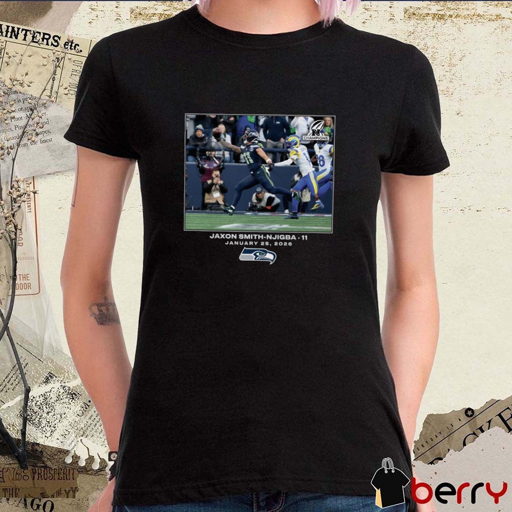 Jaxon Smith-Njigba Seattle Seahawks NFL Flash Features Week 21 January 25 2026 t-shirt