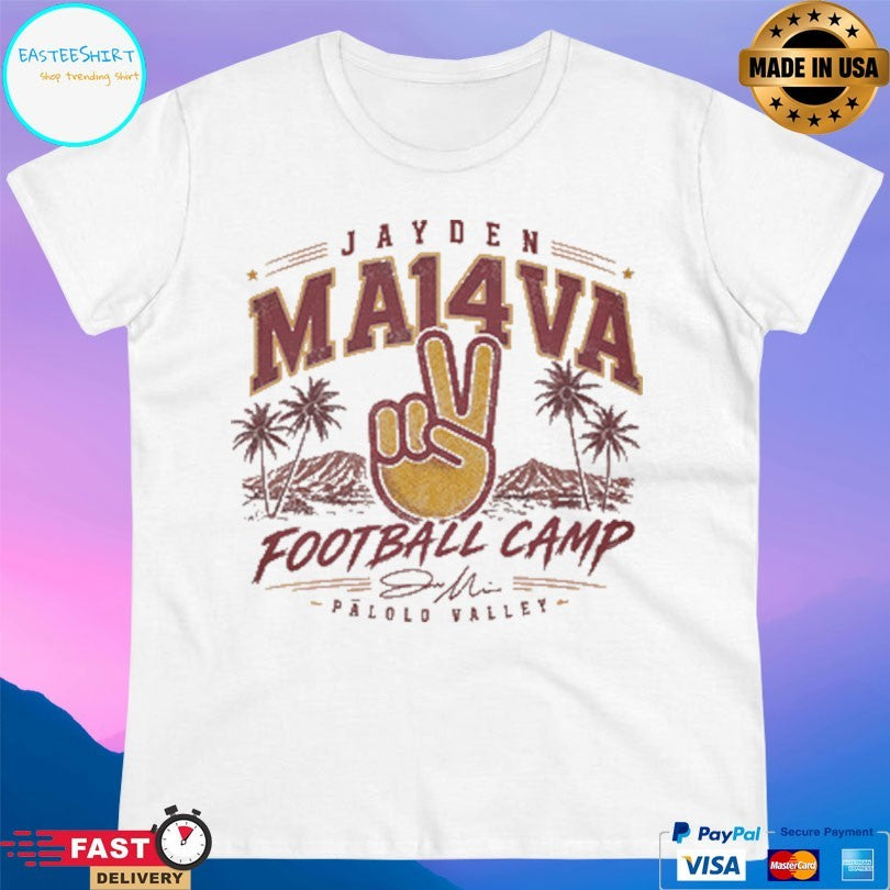 Jayden Maiava USC Trojans Jayden Ma14va Football Camp Palolo Valley T-shirt