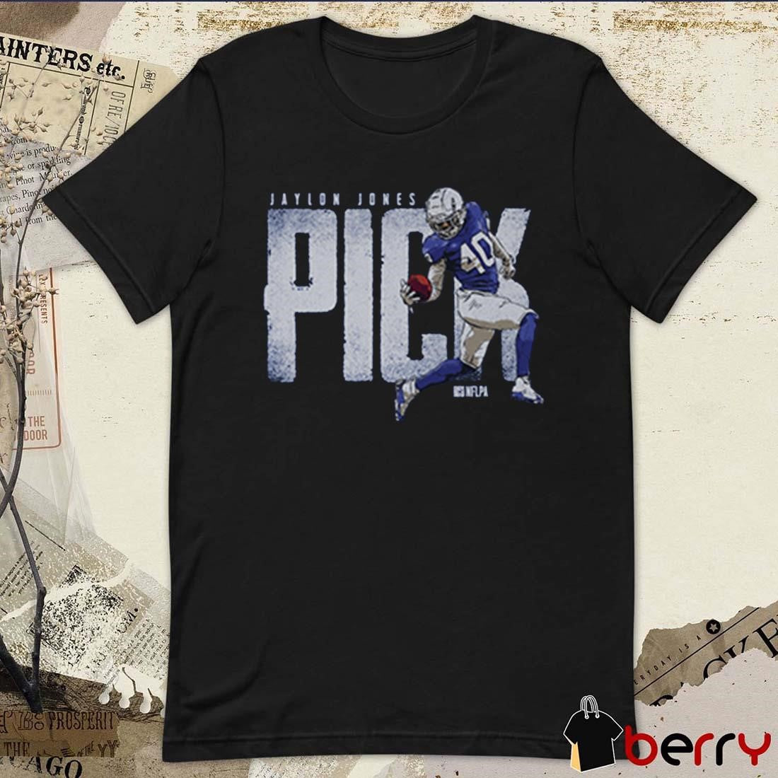 Jaylon Jones Indianapolis Colts NFL Pick t-shirt