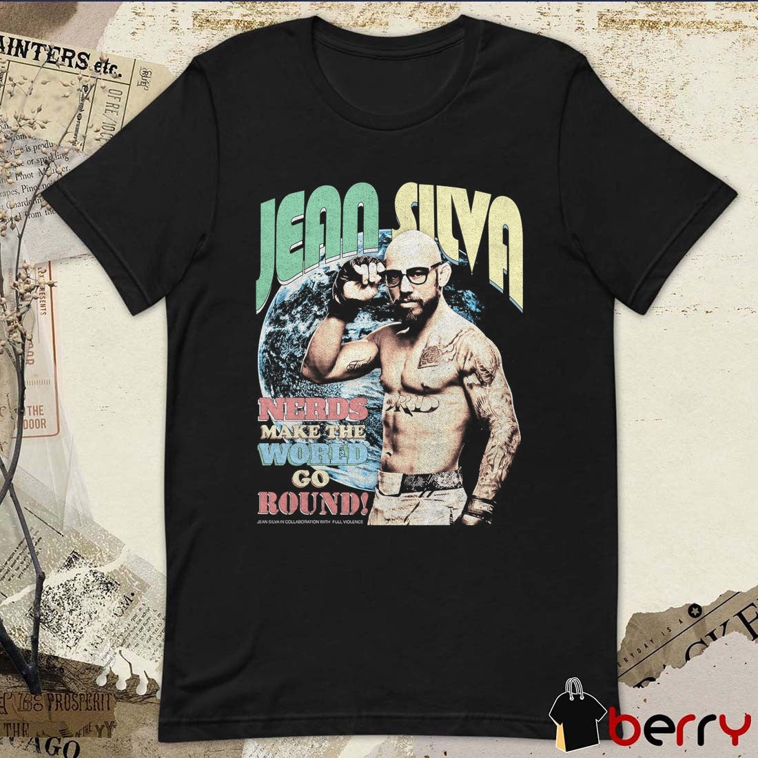 Jean Silva Nerds Make The World Go Bound Jean Silva In Collaboration With Full Violence Vintage t-shirt