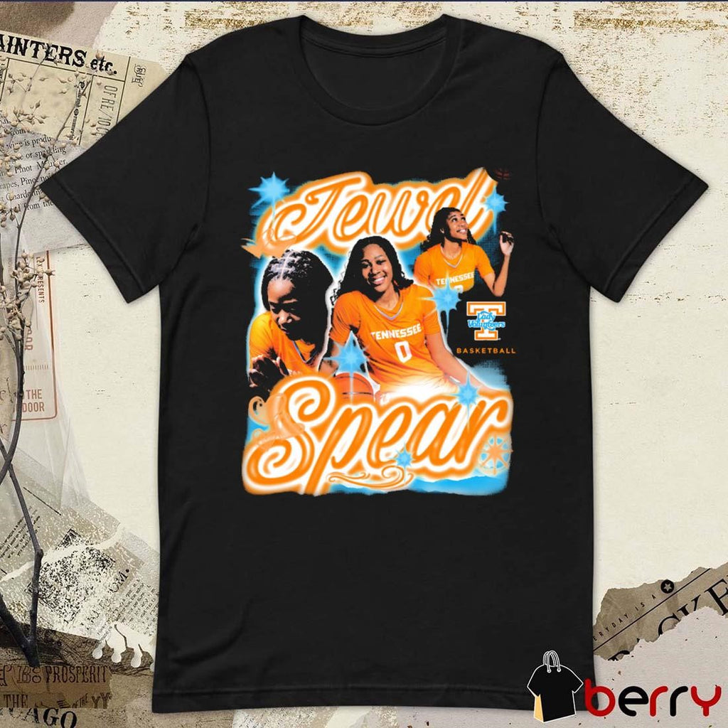 Jewel Spear Tennessee Lady Volunteers Basketball 90s Graphic t-shirt