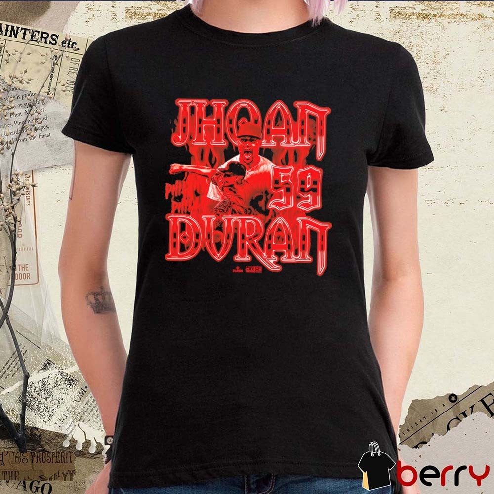 Jhoan Duran Philthy in Philly Flames Philadelphia Phillies MLB Graphic t-shirt