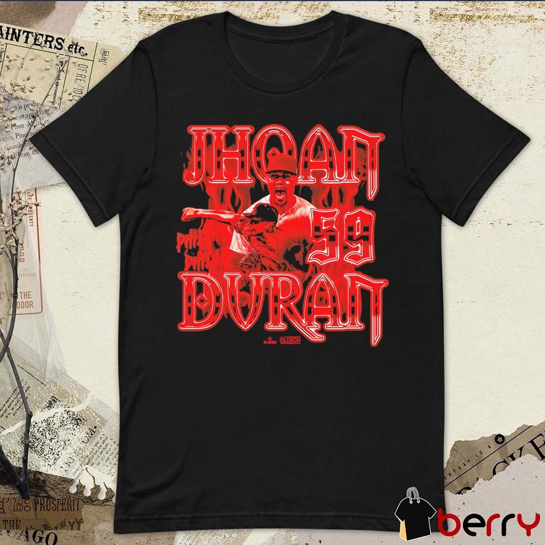 Jhoan Duran Philthy in Philly Flames Philadelphia Phillies MLB Graphic t-shirt