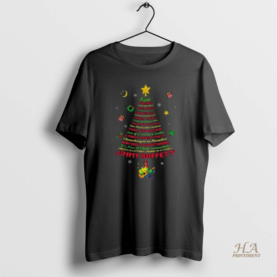Official Jimmy Buffett Christmas Tree Fins Volcano Come Monday Merry Christmas T-Shirts, Hoodie, Sweatshirt | InkNestWear.com