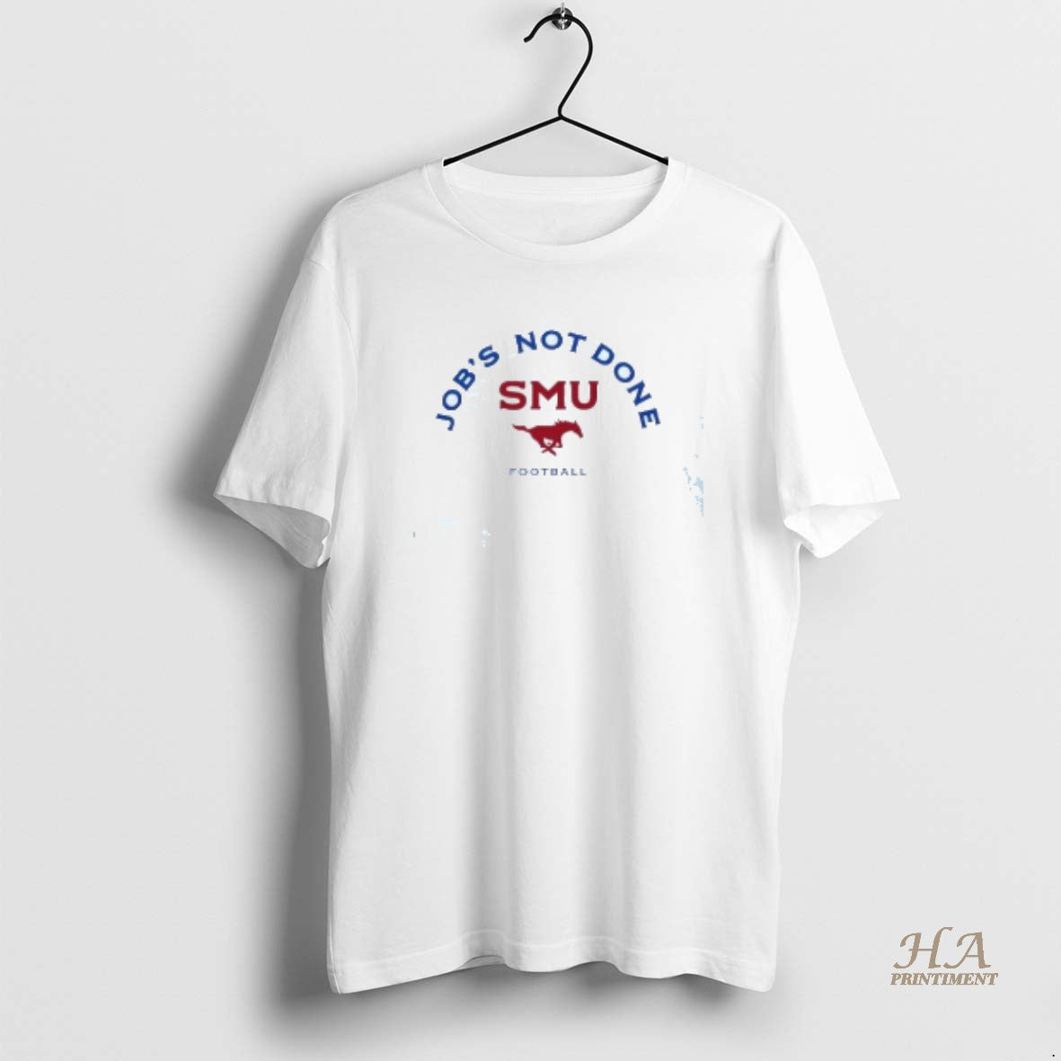 Official Jobs Not Done Smu Mustangs Football T-Shirts, Hoodie, Sweatshirt | InkNestWear.com