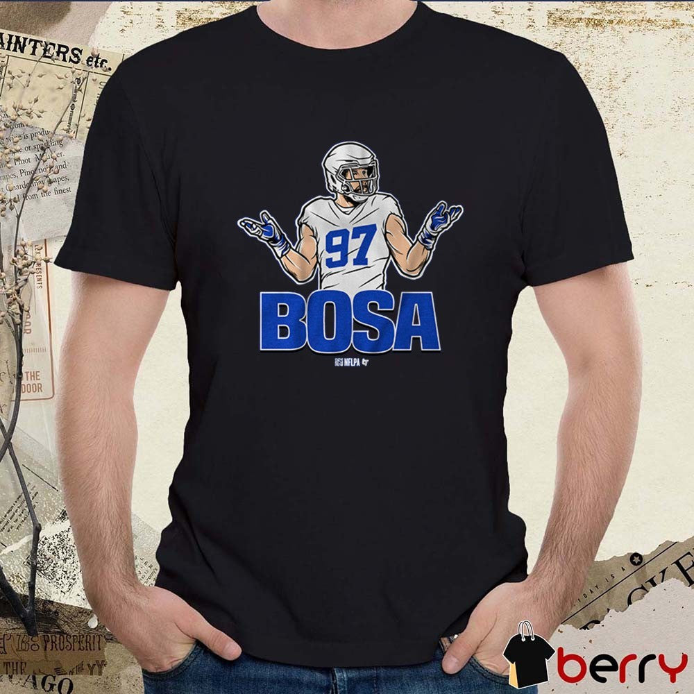 Joey Bosa Buffalo Shrug Number 97 Buffalo Bills NFL Football Painting t-shirt