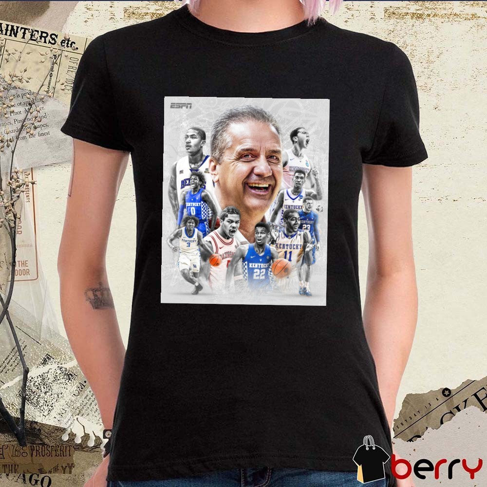 John Calipari Kentucky Wildcats men’s basketball Head Coach For Kentucky From 2009 To 2024 Poster t-shirt