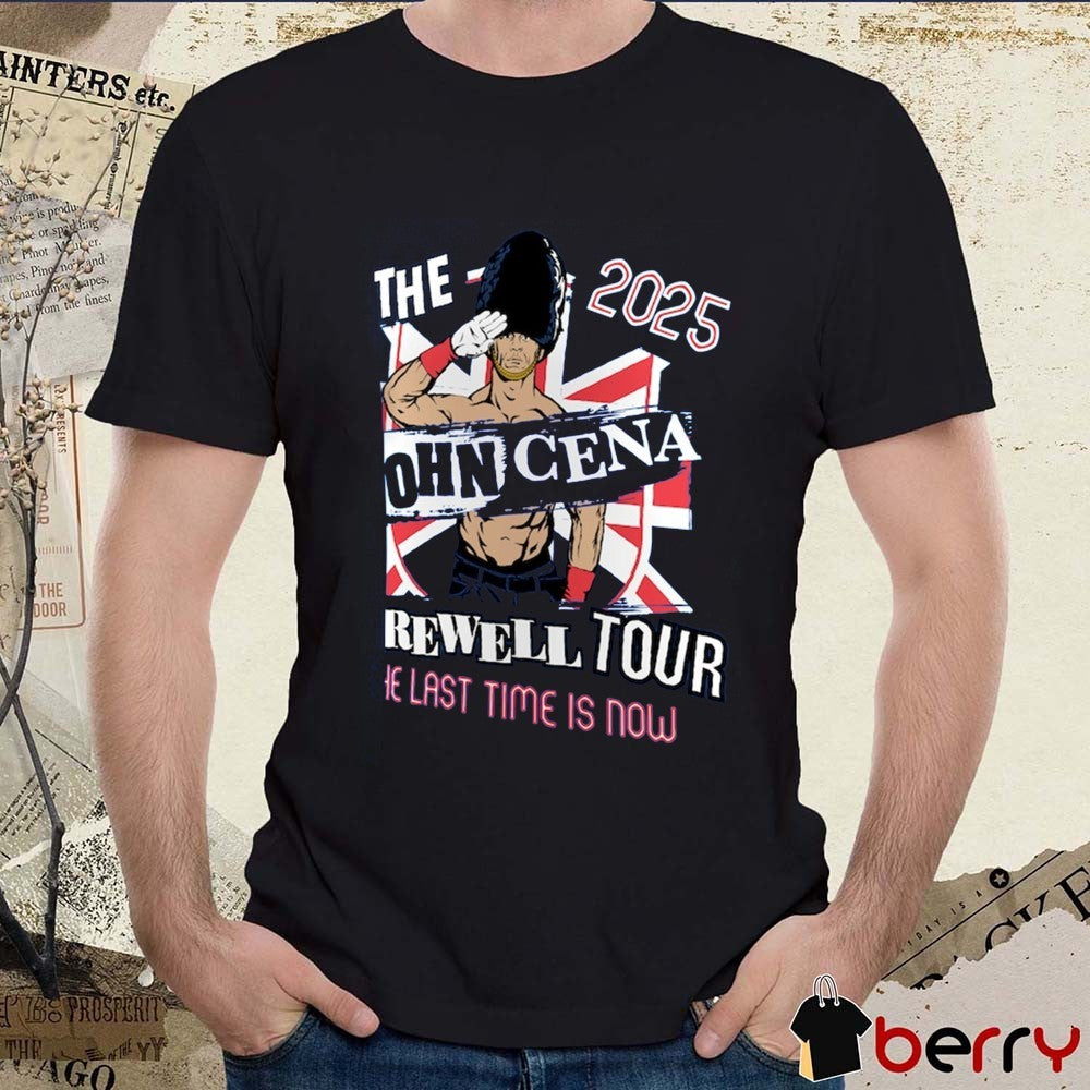John Cena Farewell Tour The 2025 London The Last Time Is Now WWE Graphic t-shirt