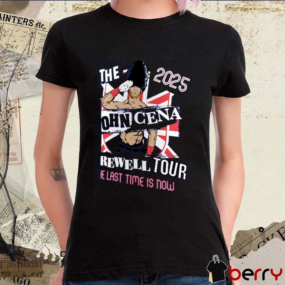 John Cena Farewell Tour The 2025 London The Last Time Is Now WWE Graphic t-shirt