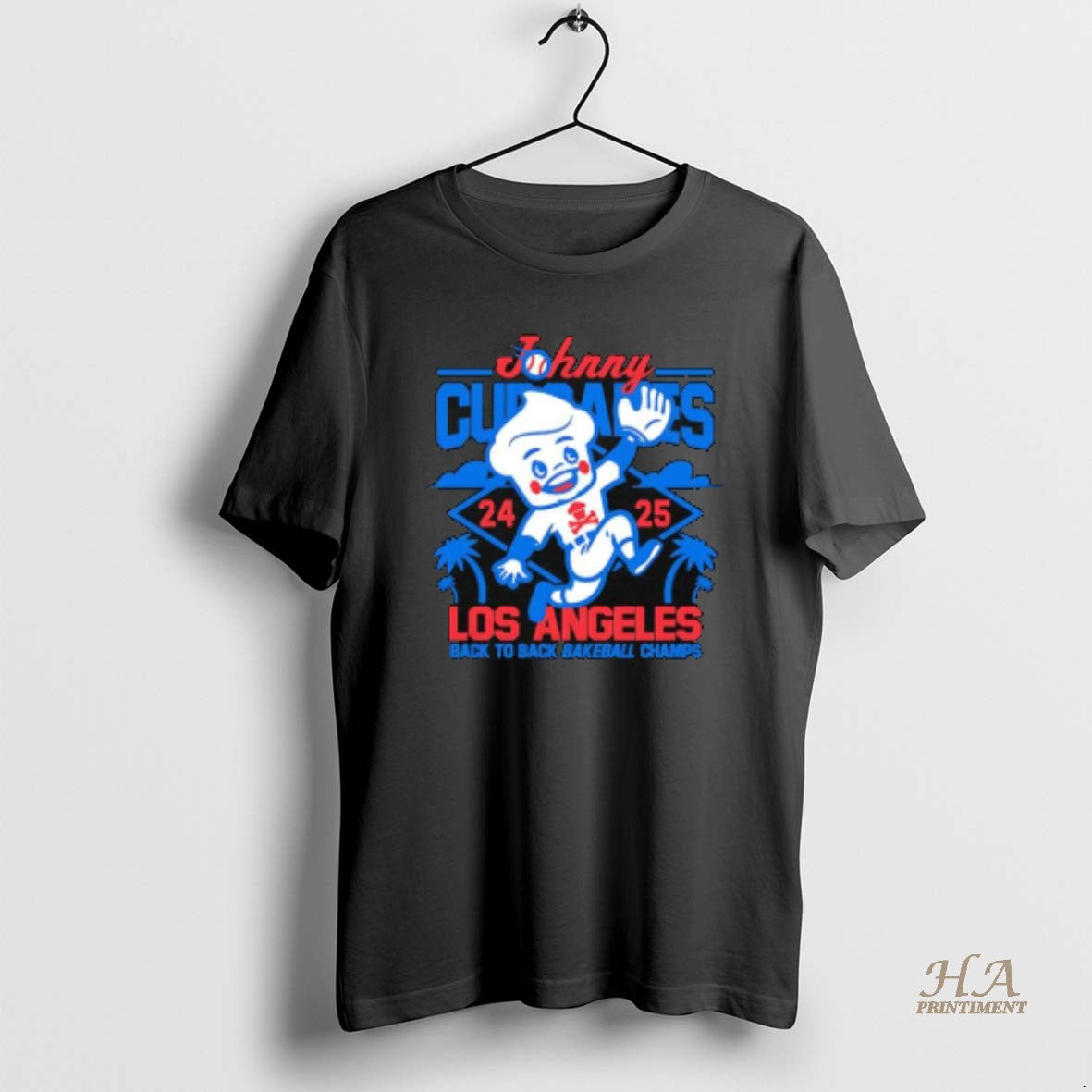 Official Johnny Cupcakes Los Angeles Back To Back Baketball Champions Cartoon T-Shirts, Hoodie, Sweatshirt | InkNestWear.com
