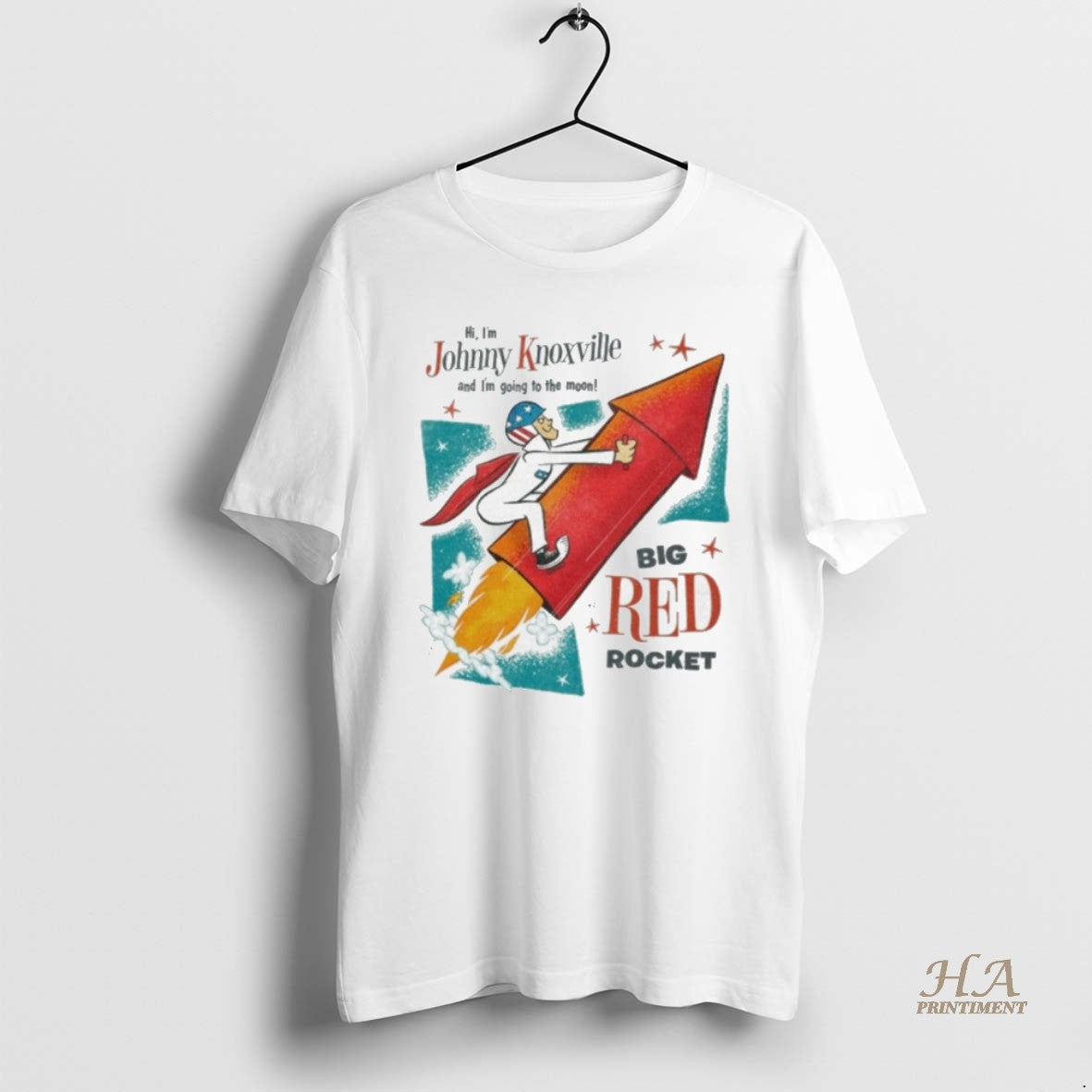 Official Johnny Knoxville In Big Red Rocket T-Shirts, Hoodie, Sweatshirt | InkNestWear.com