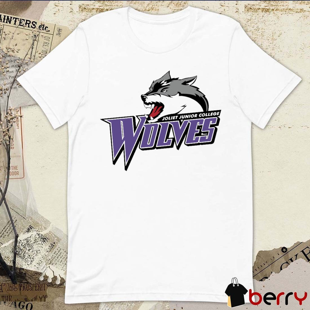 Joliet Junior College Wolves Current Athletics Logo t-shirt