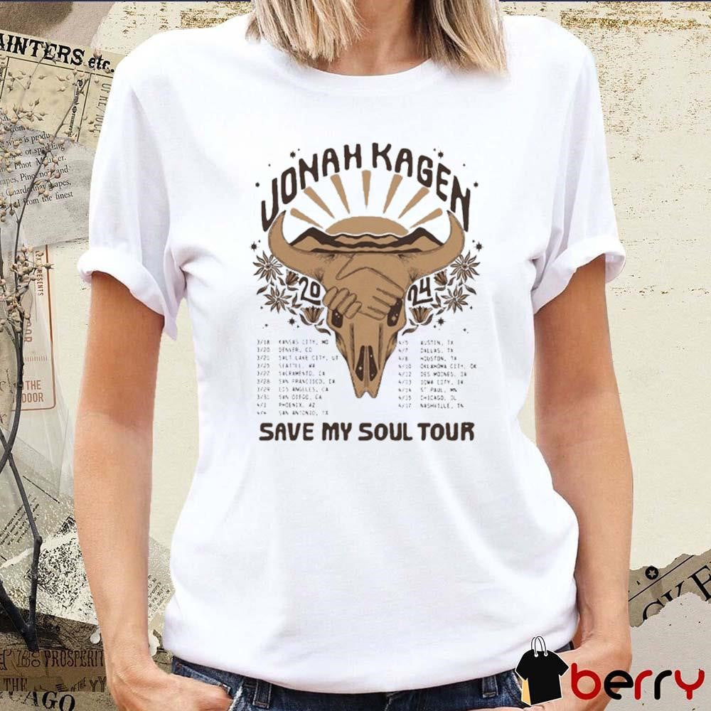 Jonah Kagen Save My Soul Tour 2024 t-shirt