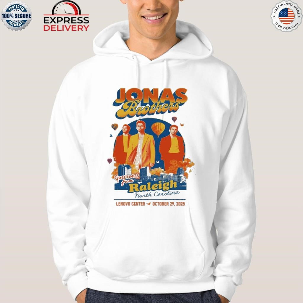 Jonas Brothers Oct 29 2025 The Lenovo Center in Raleigh Tour Shirt
