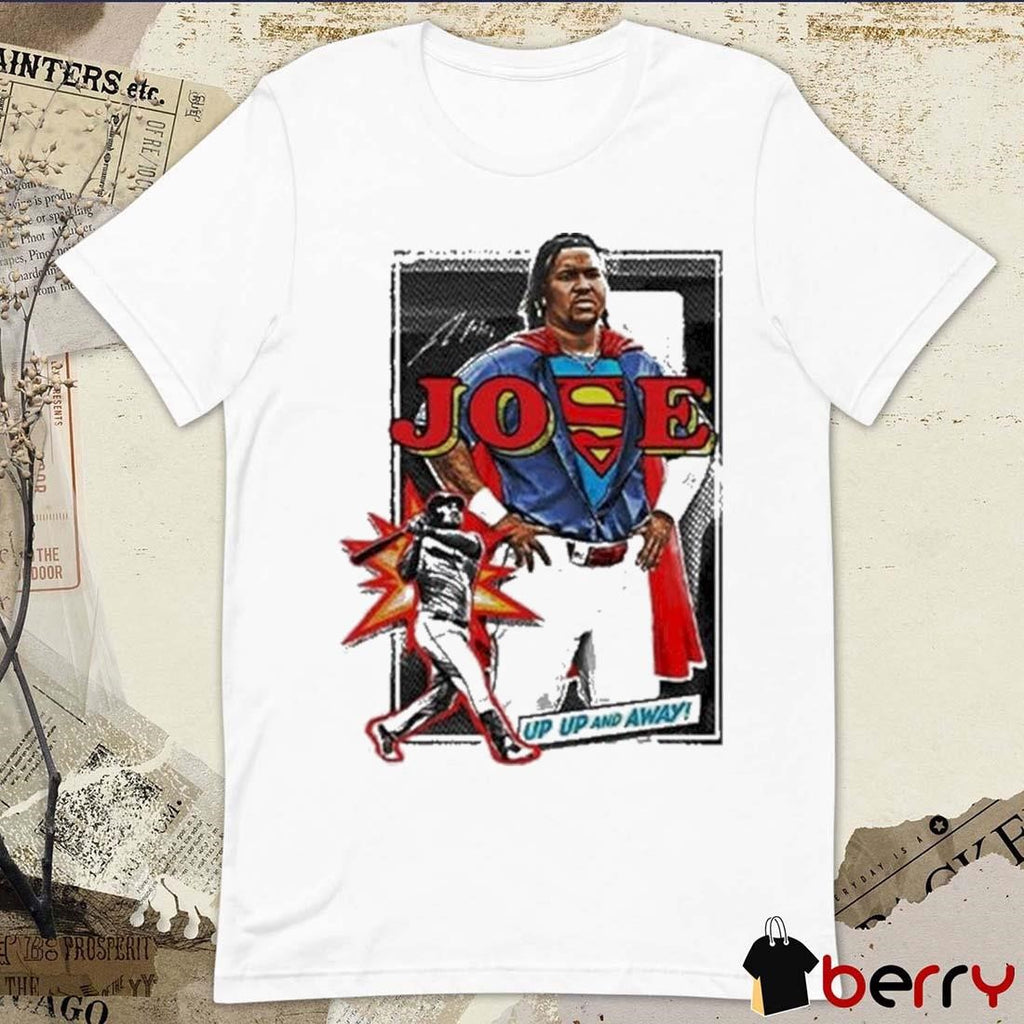 Jose Ramirez Cleveland Guardians Up Up And Away Superman Signature 2024 t-shirt