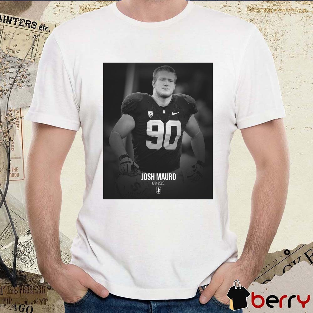 Josh Mauro 1991 – 2026 Stanford Football t-shirt