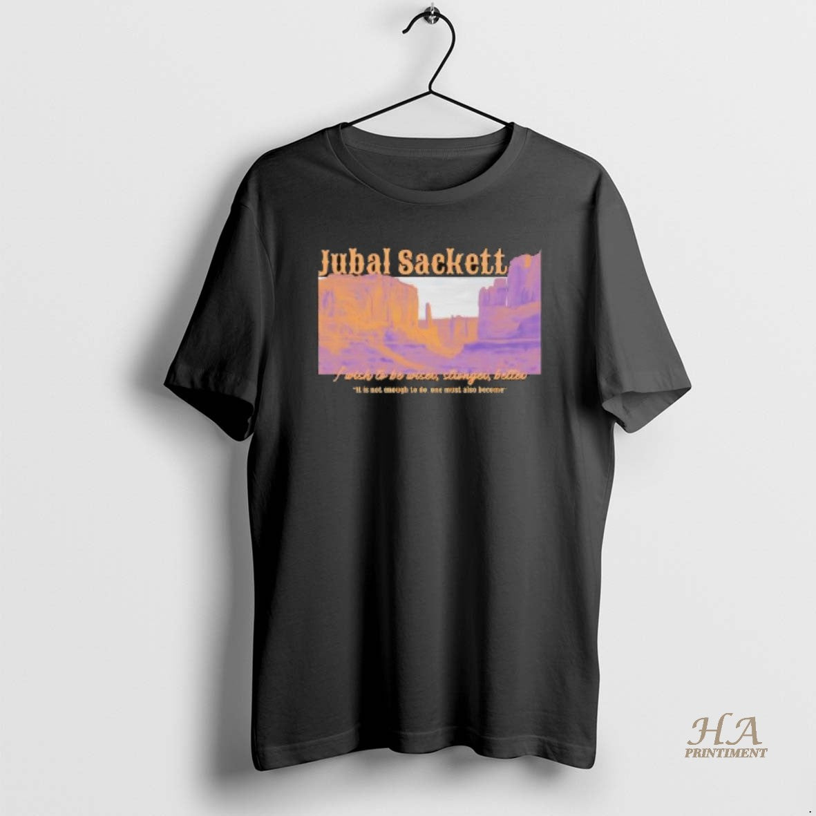 Official Jubal Sackett Burnt Orange Lettering Vintage T-Shirts, Hoodie, Sweatshirt | InkNestWear.com