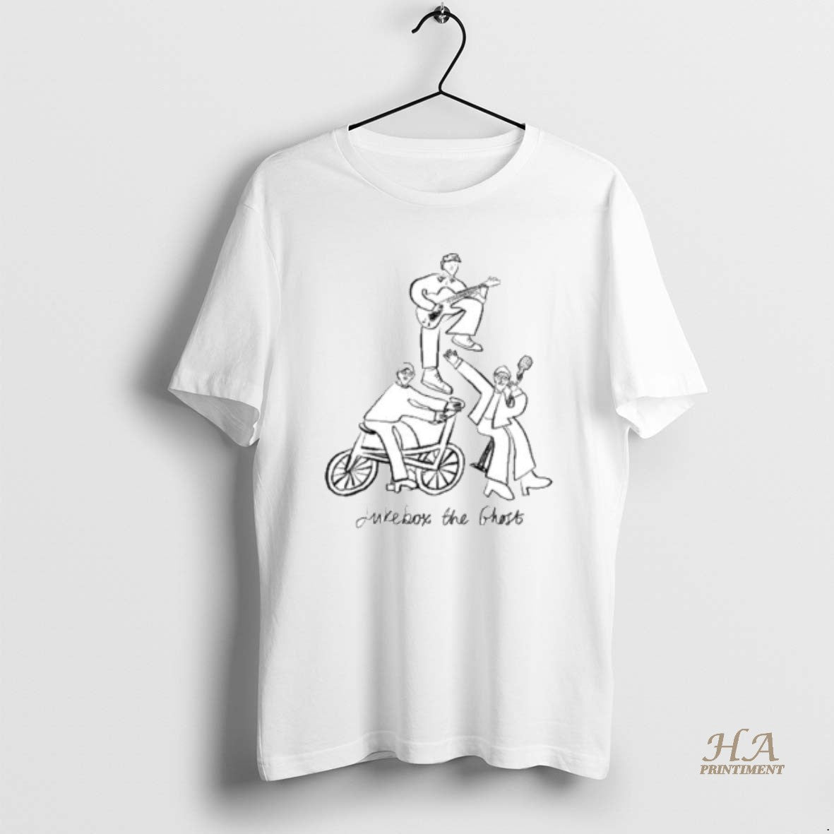 Official Jukebox The Ghost Bicycle Circle White T-Shirts, Hoodie, Sweatshirt | InkNestWear.com