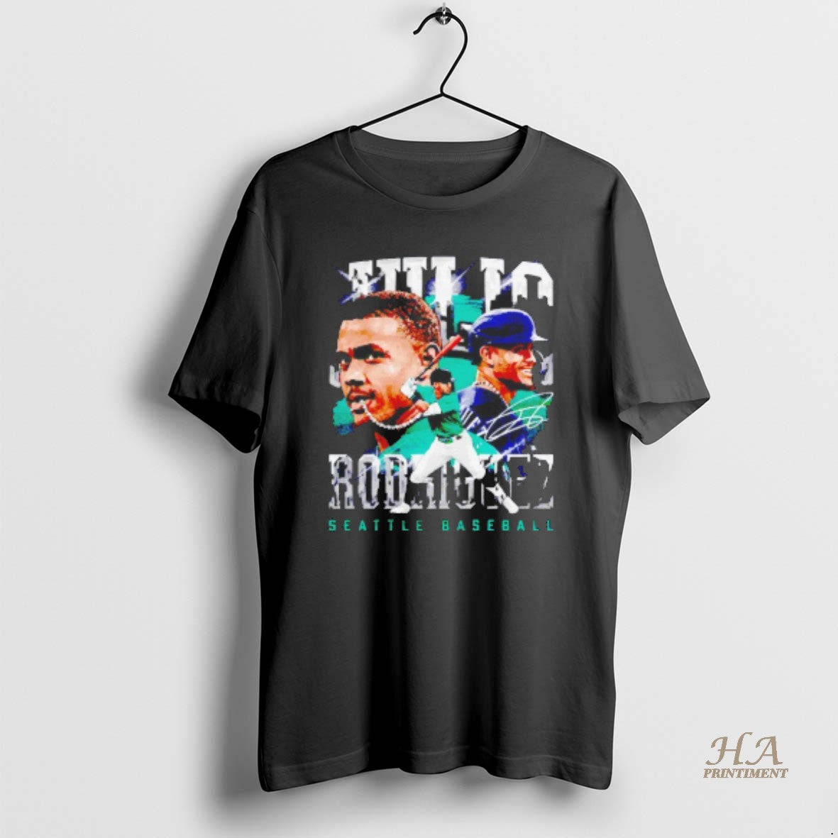 Official Julio Rodriguez Seattle Mariners Baseball Signature Vintage Blackshirt T-Shirts, Hoodie, Sweatshirt
