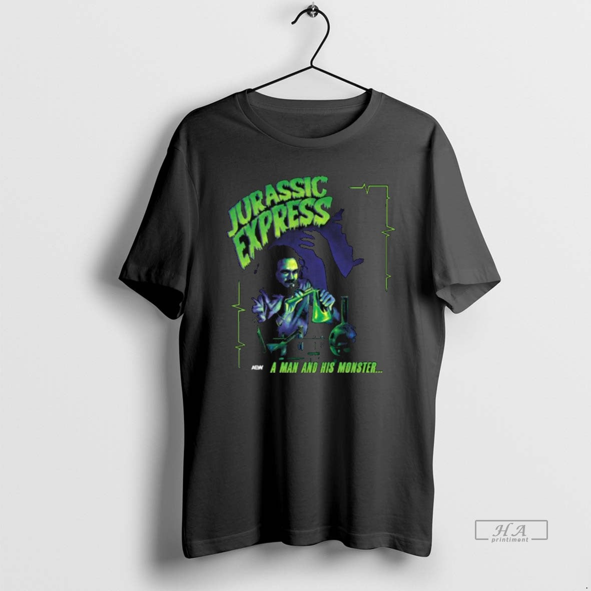 Official Jurassic Express A Man And His Monster Its Alive Long Sleve